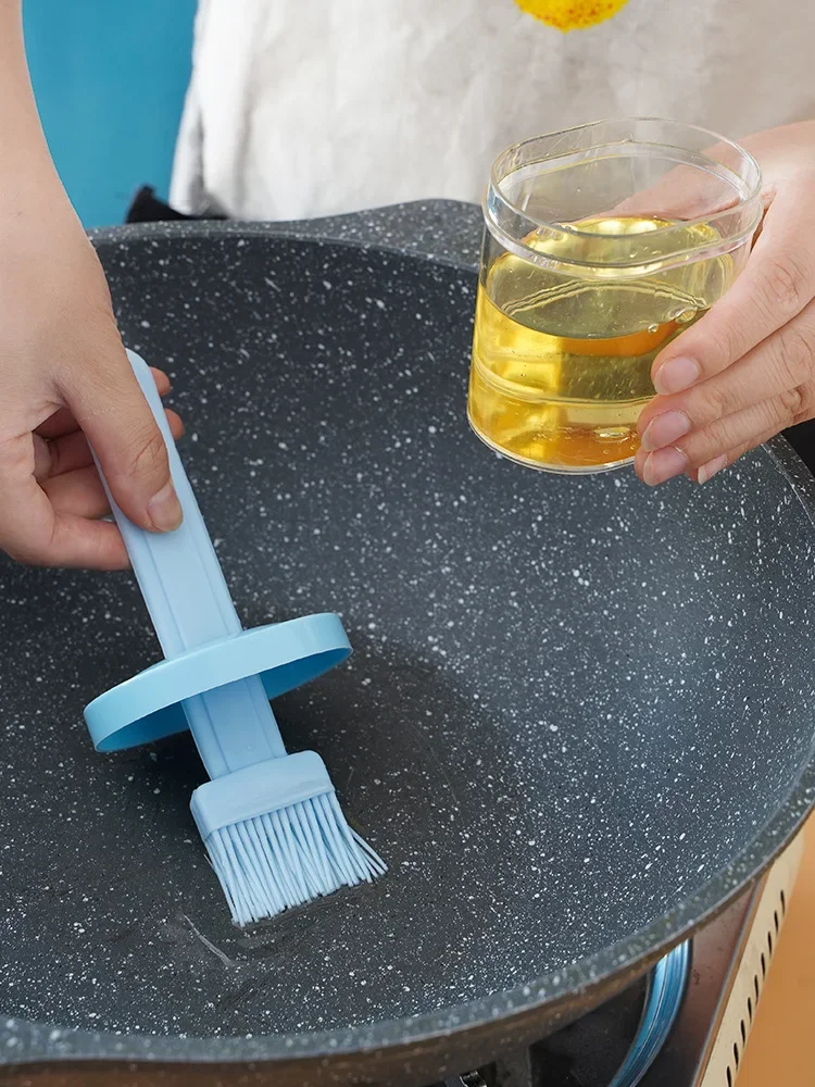 Термостойкая маслостойкая силиконовая бутылка-щетка портативная фотощетка для