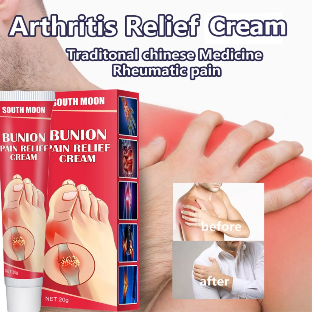 

20g Joint Toe Pain Relief Ointment Anti Arthritis Tenosynovitis Care Sports Support Cream Therapy Chinese Medicine Plaster Hand