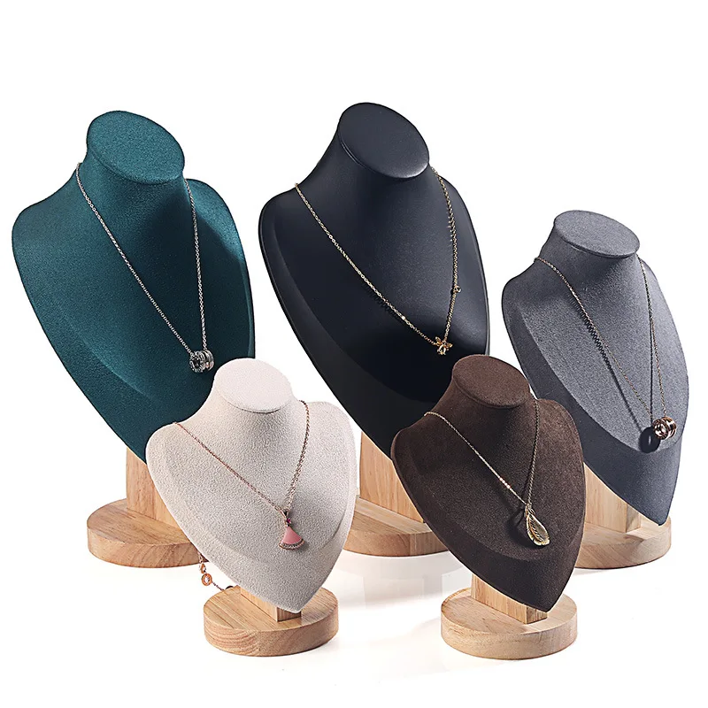 Portrait Model Display Stand Necklace Storage Rack Jewelry Counter Ornament Jewelry Boxes and Packaging Jewelry Display