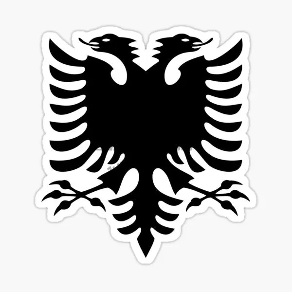 AL Албания флаг карта национальный герб Орел креативная наклейка из ПВХ для