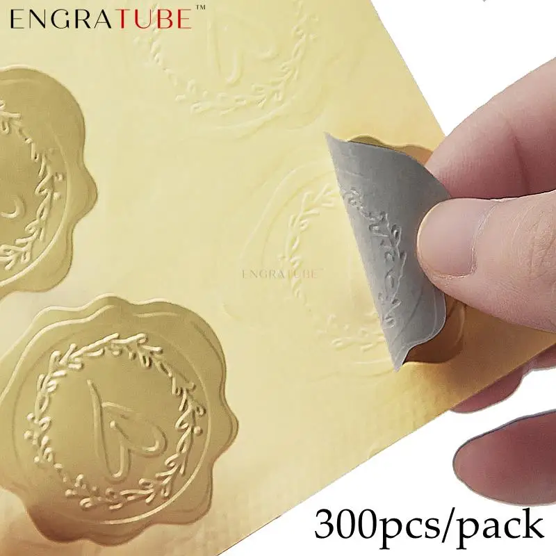 

300 шт. 1,5 дюйма наклейки в виде венка любви для конверта, герметичные этикетки, канцелярские принадлежности ручной работы, свадебный подарок,...