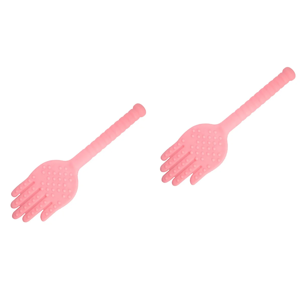 

2pcs Plastic Health Hammer Beat Pat Palm Shape Massager Fitness Therapy Relieve Fatigue Relaxation )