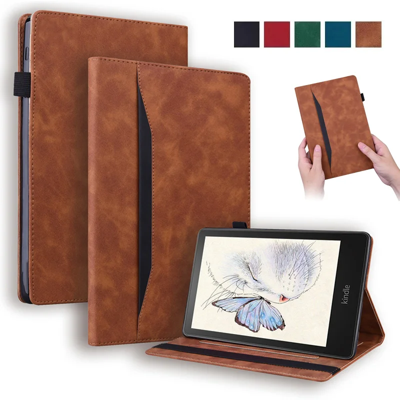 Чехол Funda для Kindle Paperwhite 2024 7-дюймовый роскошный чехол-бумажник электронной книги