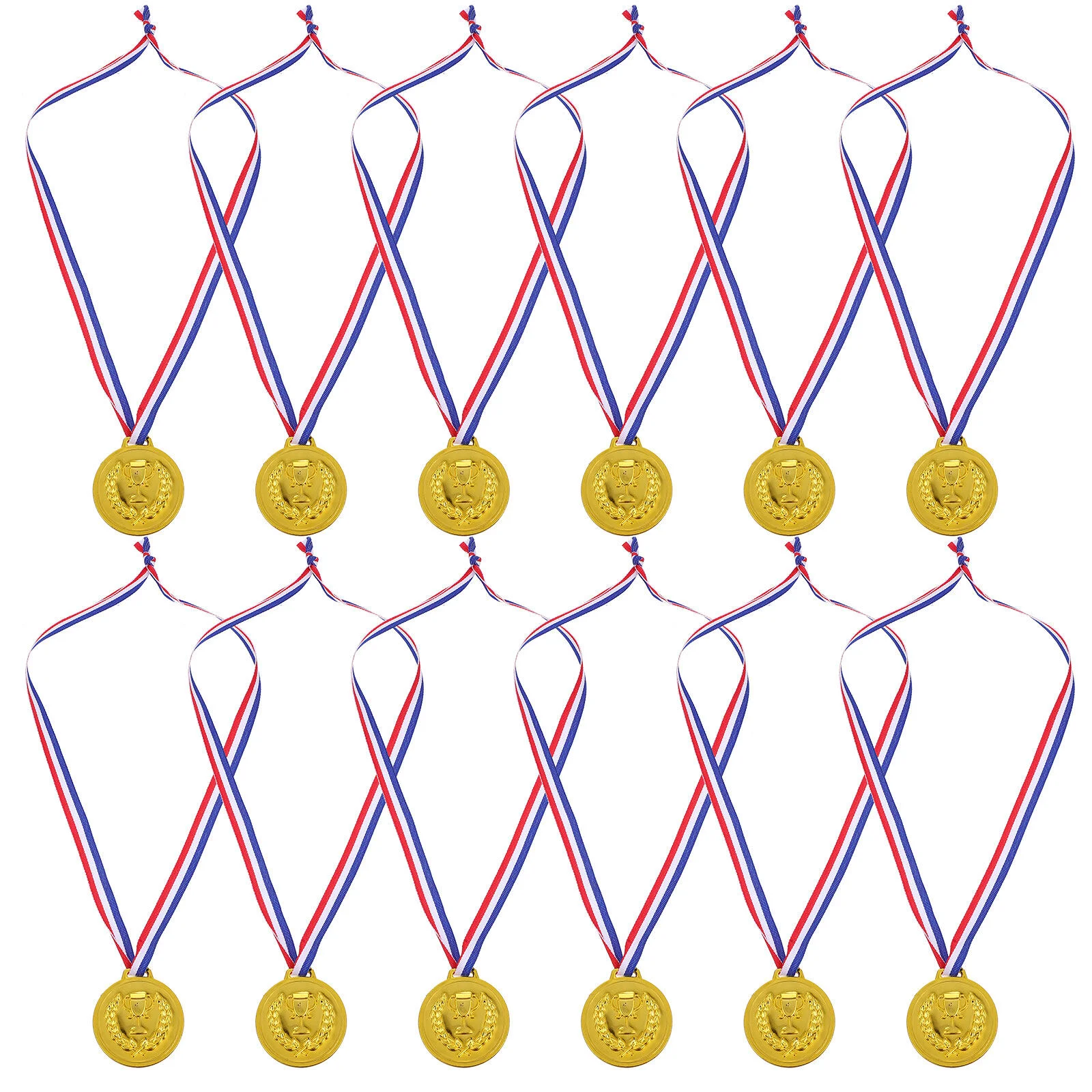 

12 шт., искусственные подвесные медали