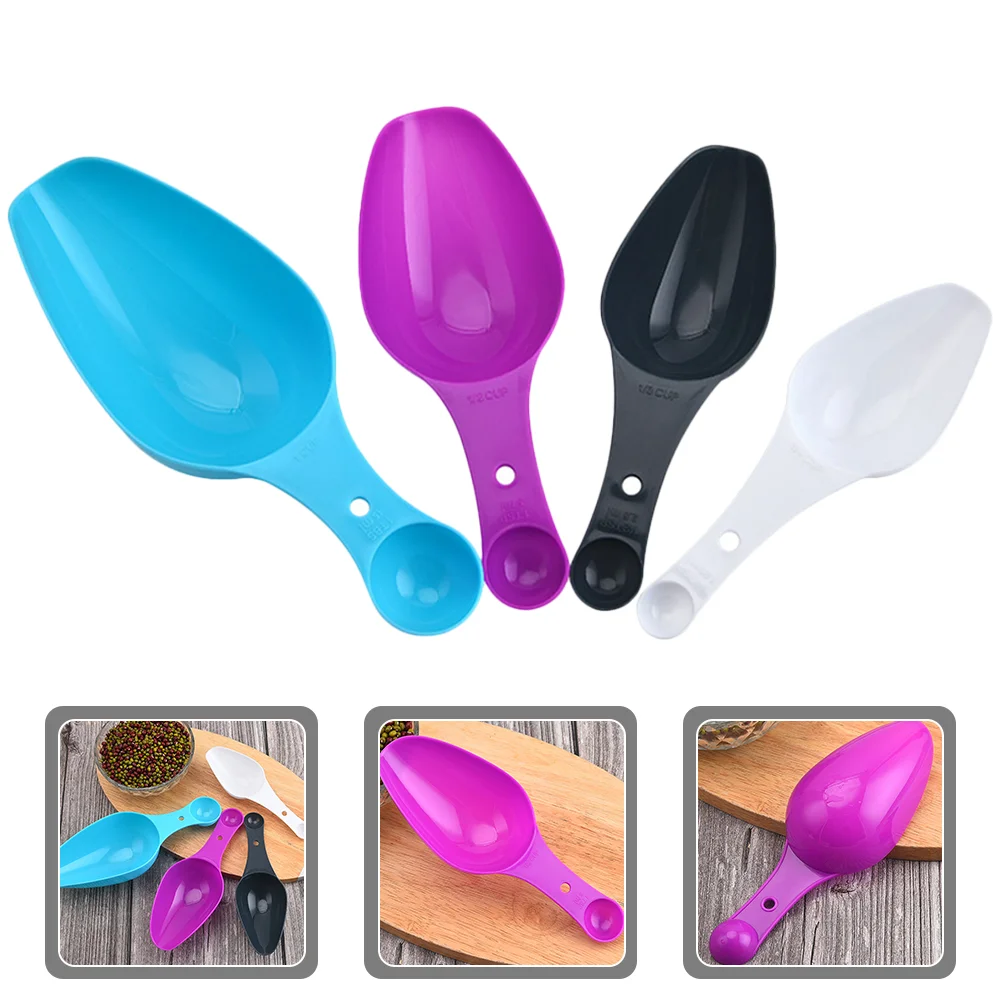 

Scoopmeasuring Scoops Coffee Spoons Ice Spoon Flourmeasure Kitchenpowder Double Bakingpet Teaspoon Scooper Cup Tablespoon