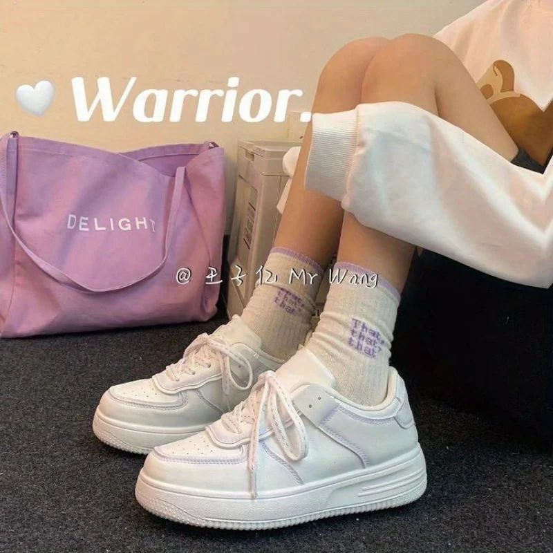 Women Sneakers Fashion Shoes spring Trend Casual Flats Sneakers Female New Fashion Comfort White Vulcanized Platform Shoes 2023