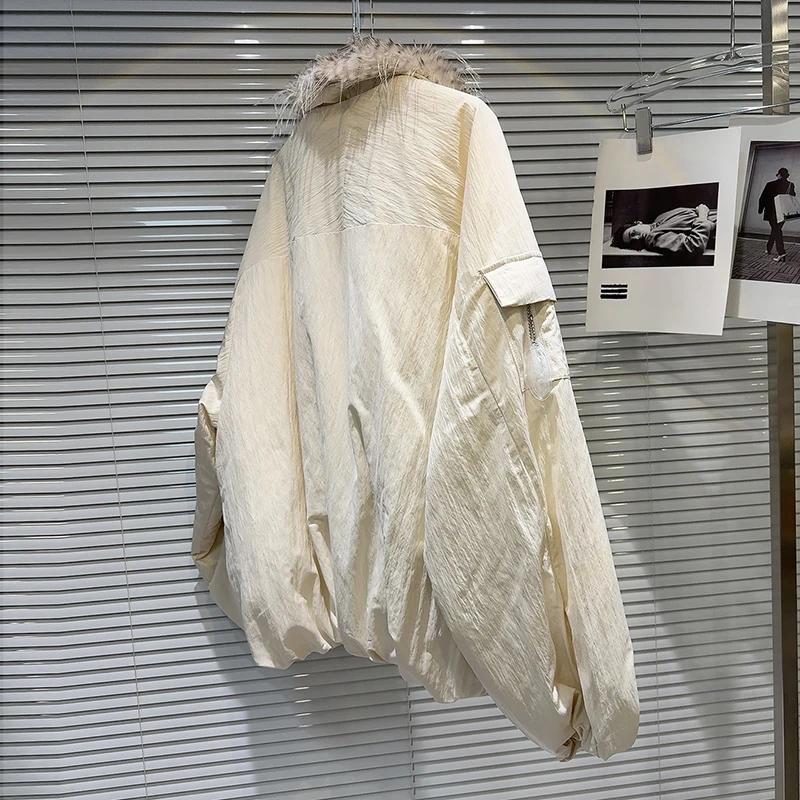 KBQ повседневное пуховое пальто со сращенными перьями для женщин кардиган с