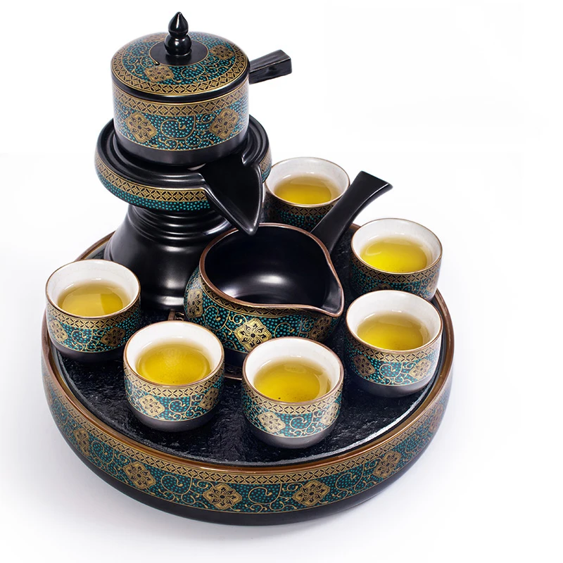 

Chinese Style Tea Set Crockery Luxury Travel Living Room Office Tea Set Creative Handmade Jogo De Cha Household Tools DI50CJ