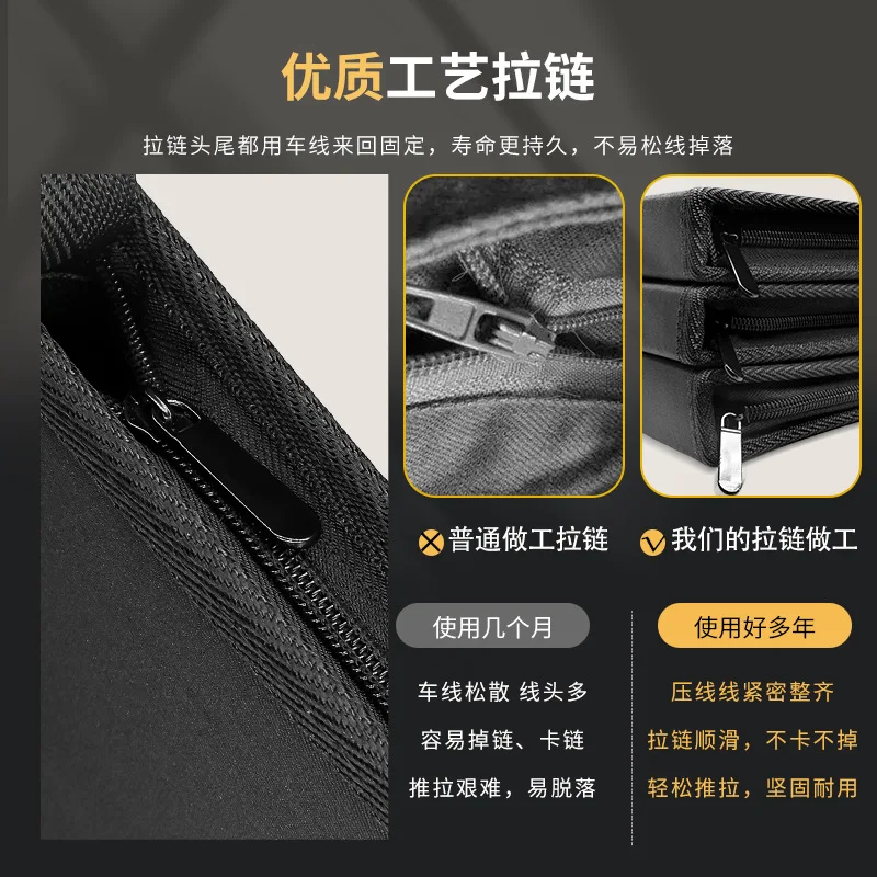 Чехол для карандаша черного цвета с 36/48/72 отверстиями канцелярские