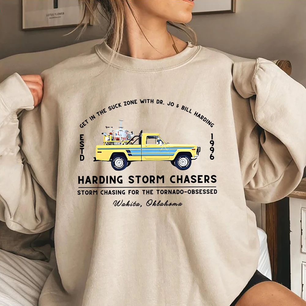 Свитшот Harding Storm Chasers свитшот рубашка в стиле ретро 90-х фильмов толстовка с принтом