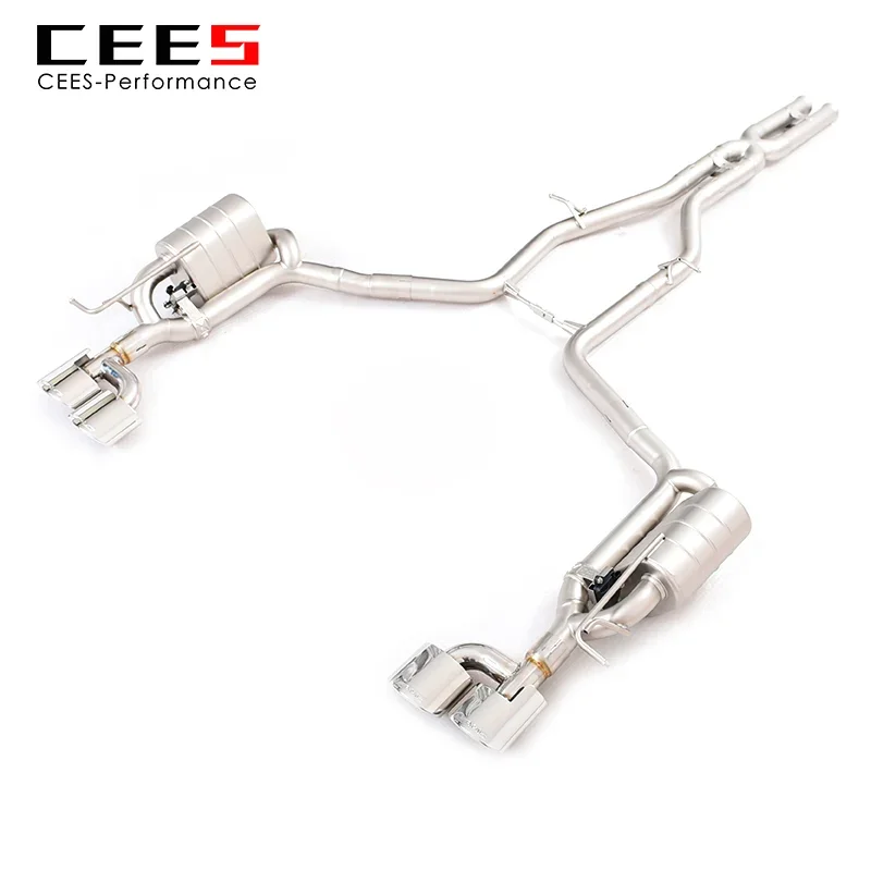 CEES Catback для Mercedes-Benz E300 3 0/3 5 2009-2014 высокопроизводительный клапан глушитель