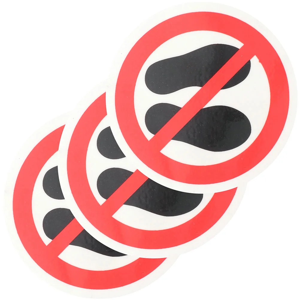 

Do Not Step Stickers Stepping Surface Security Caution Sign Safety Label Decal Here