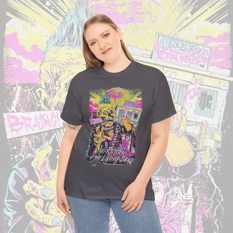 Футболка Возвращение живых мертвецов футболка зомби рубашка из фильма ужасов со
