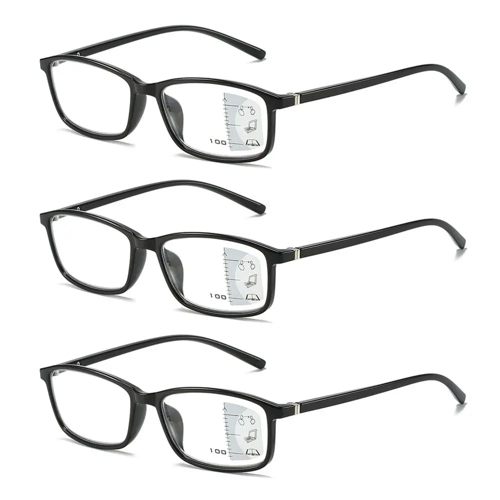 

Multifocal Anti-Blue Light Reading Glasses Progressive Near Far Eye Protection Square Eyeglasses Ultralight Blue Ray Blocking