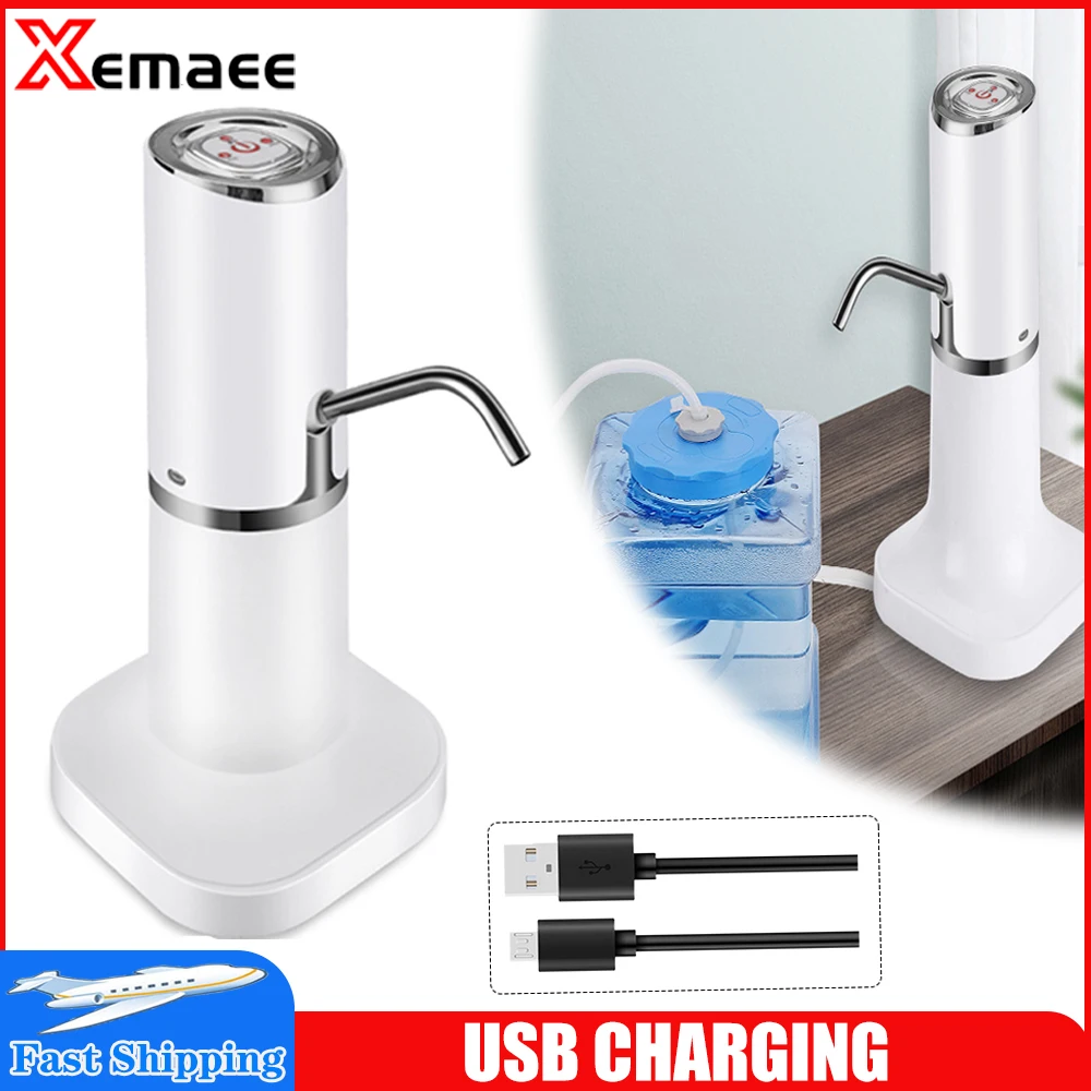 

Водяной насос, автоматический диспенсер для воды, портативный насос для бутылок, электрическая помпа для воды с отверстиями, USB-зарядка, нас...