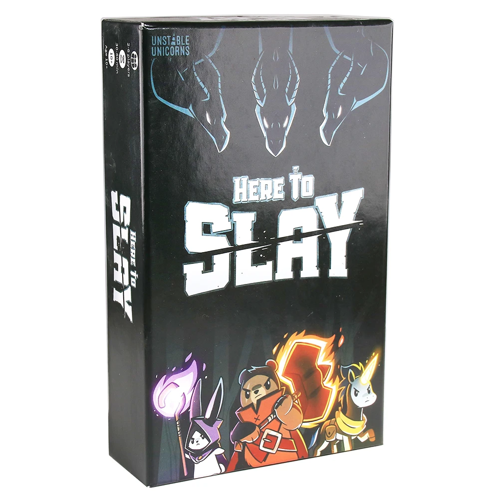 

Настольная игра «TeeTurtle Here to Slay Base», настольная игра для подростков и взрослых