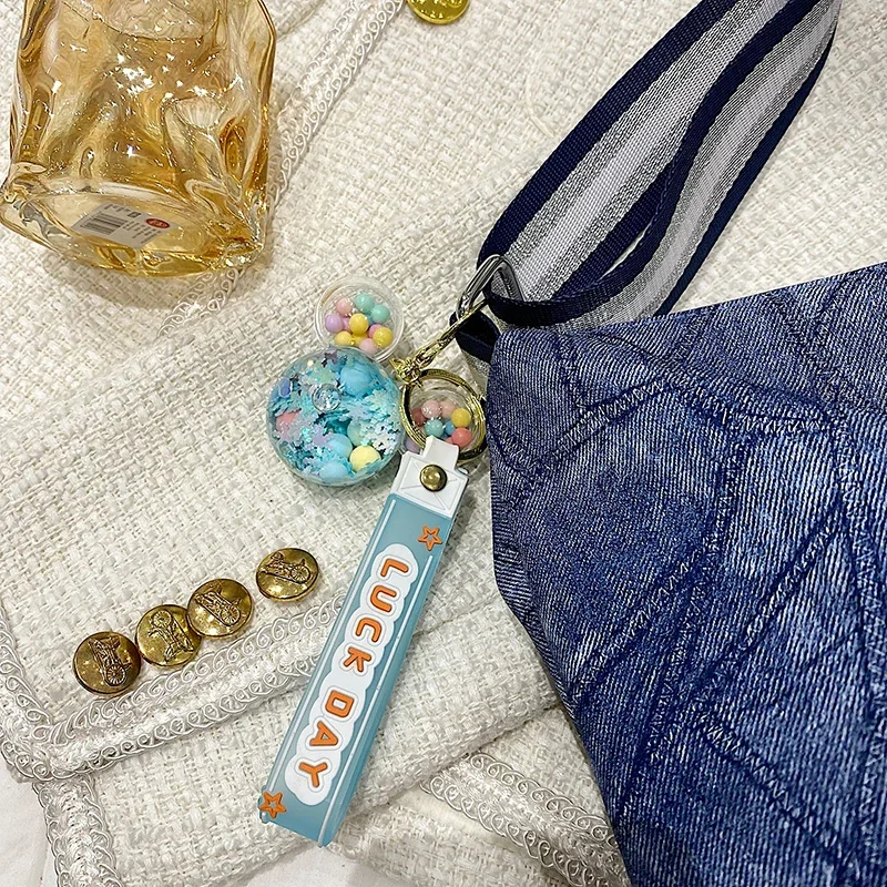 Красивая женская сумка через плечо джинсовая сумка-тоут большой вместимости