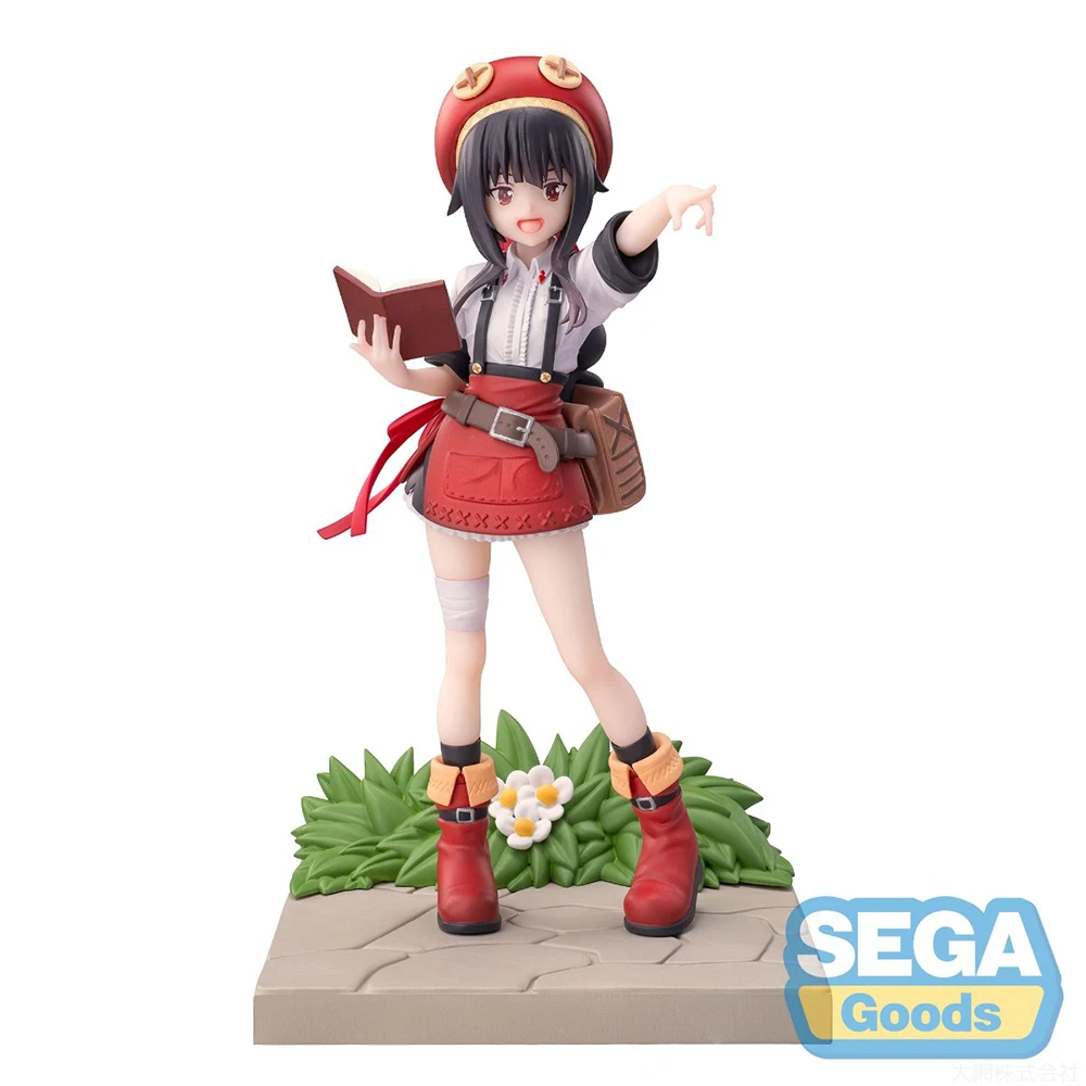 Фото В наличии оригинальная фигурка SEGA Luminasta KonoSuba Megumin Darkness Aqua Iris, модель из ПВХ, коллекционные игрушки, кавайная кукла, подарок №4