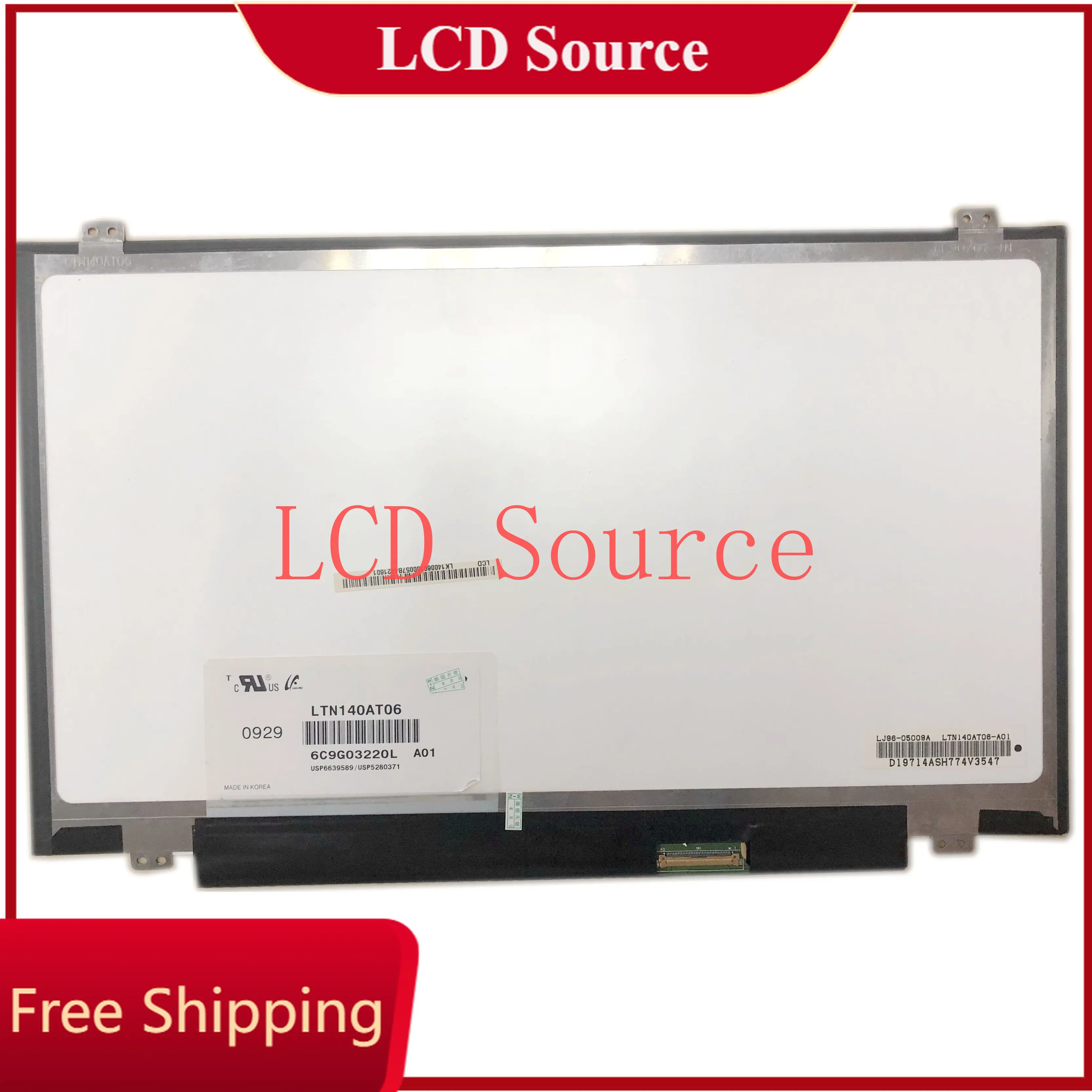

LTN140AT06 A01 fit LTN140AT11 BT140GW03 V.2 B140XTN03.0 LTN140AT28 N140B6-L06 B140XW02 V.1 B140XW03 V.0 LTN140AT08 slim 40 pin
