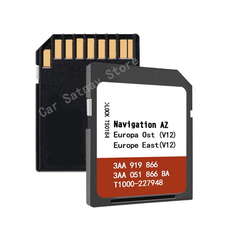 SD-карта для RNS 315 OST SEAT VW SKODA Amundsen + Media 2 1 Восточная Европа V12 обновленная навигация GPS