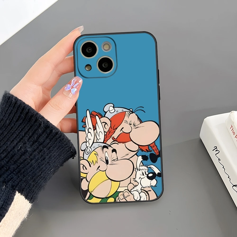 Чехол для телефона Аниме A-Asterix 14 Pro Max Apple Iphone 16 15 Po 12 Mini 11 13 Xr X Xs 8 7 Plus задняя крышка