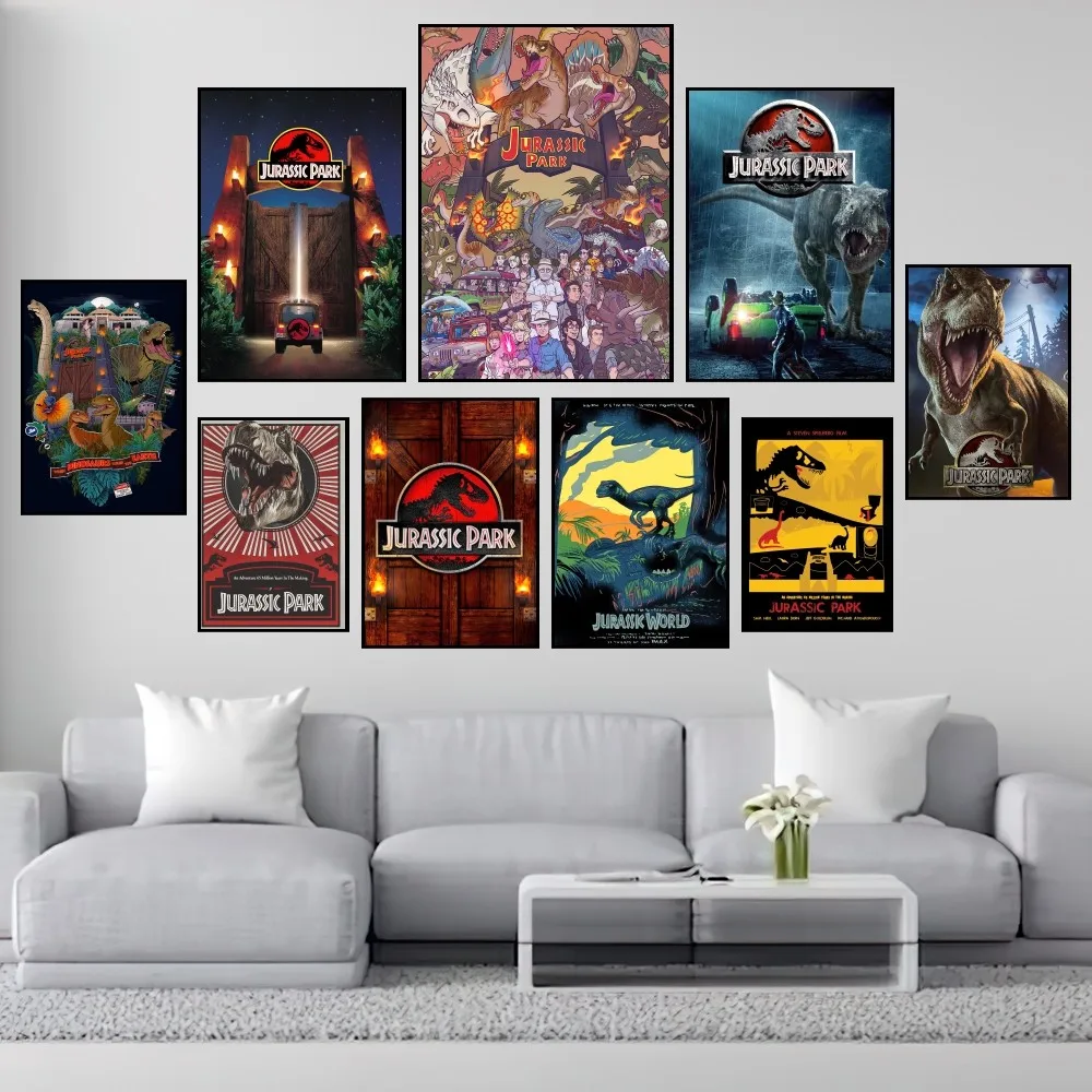 Фильм Парк Юрского периода печать плакатов настенная живопись украшение для
