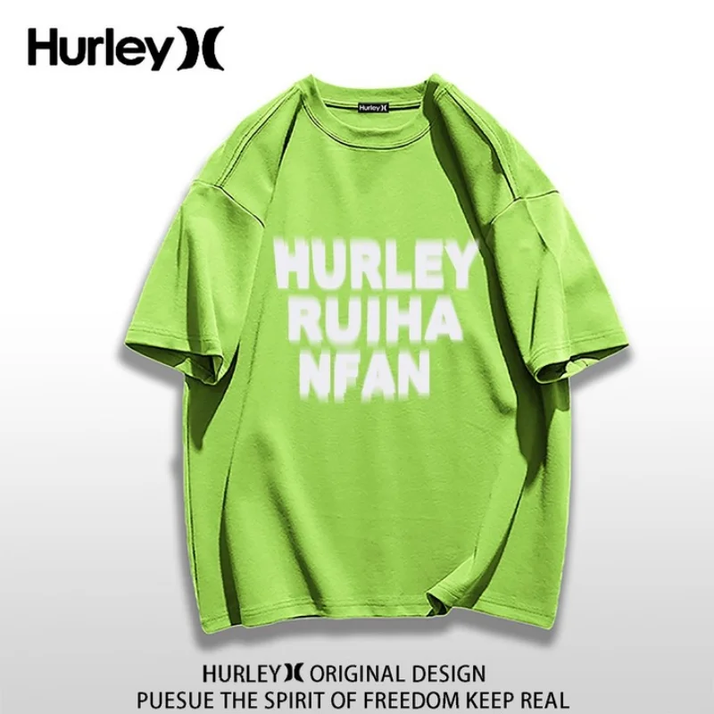 

Hurley Пляжная Одежда Мужс 2023 Men's T-shirt Sportswear Spring And Summer Short Sleeve New Loose Show Thin Brand Top