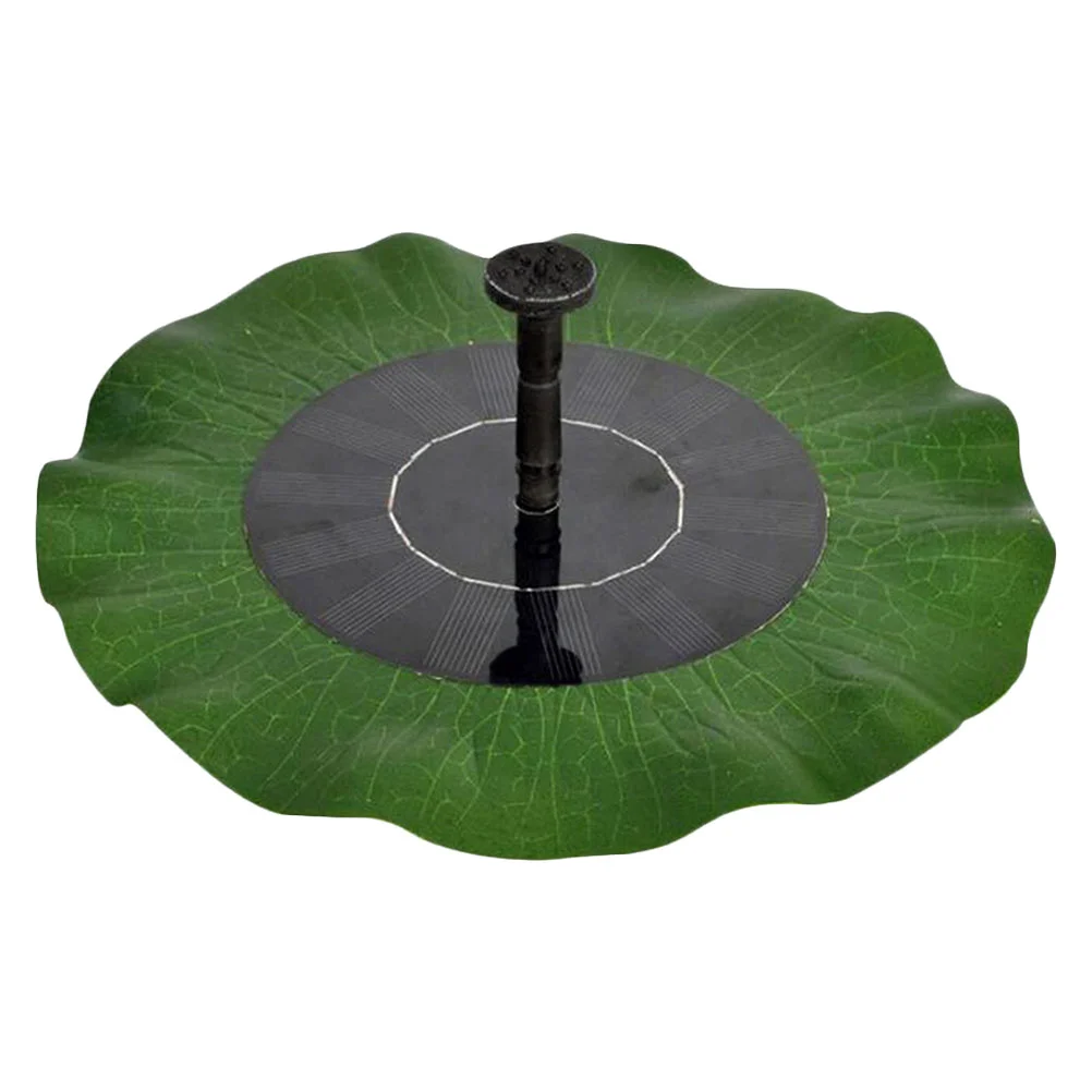 

Solar Fountain Lotus-leaf Out Door Decor Decorative Bird Bath Fountains Outdoor