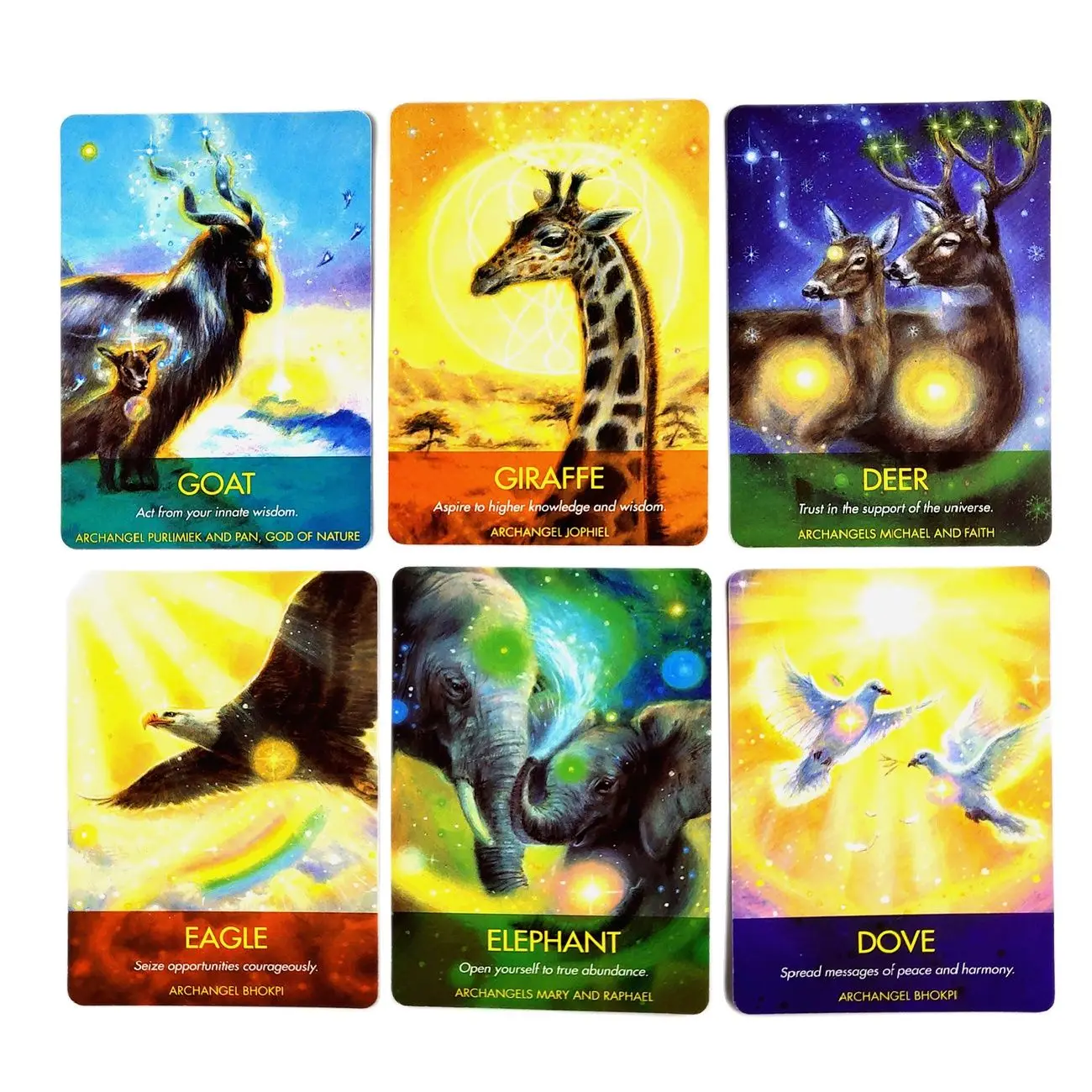 Новые высококачественные карты-Таро с изображением арчангеля животных Оракл для