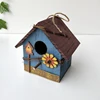 Creative Wooden Bird House Garden Villa Balcony Wall Hanging Bird Nest Exquisite Bird Cages Outdoor Garden Decoration 2