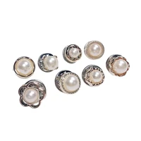 hl20pcs metal snap convenient buttons suit cufflinks anti glare buttons no sewing apparel accessories