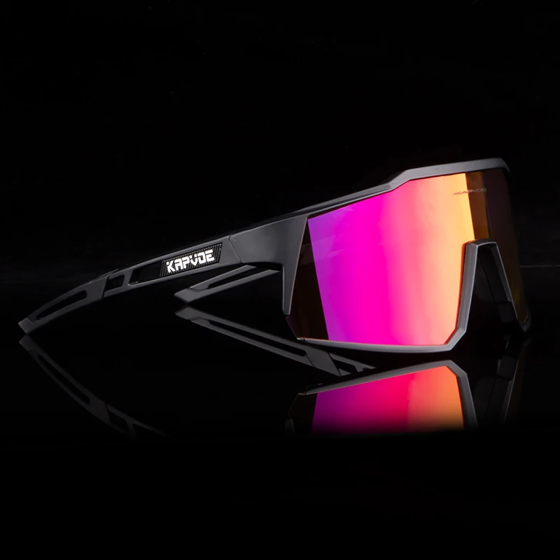 

Kapvoe Cycling Glasses photochromic Mountain Sports Road bicycle glasses Outdoor Cycling Sunglasses Discoloration Eyewear