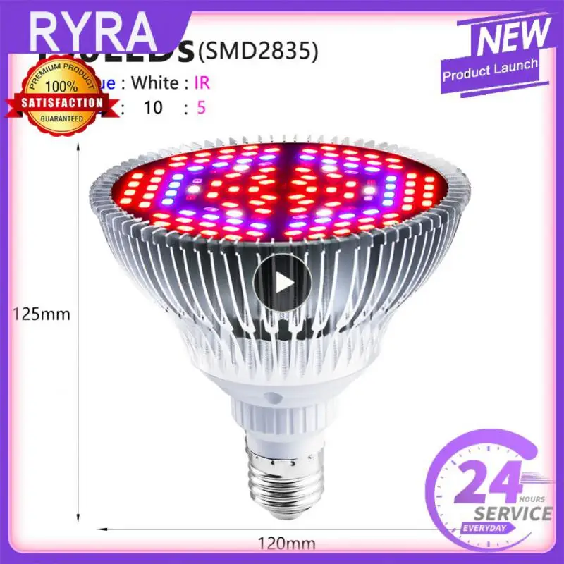 

Hydroponic Growth Light E27 Led Grow Bulb MR16 Full Spectrum AC85-265V UV Lamp Plant E27 Flower Seedling