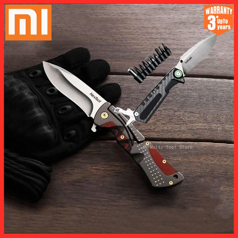 

Нож XIAOMI тактический военный тактический карманный нож охотничий кемпинг EdC Многофункциональный высокопрочный охотничий нож для выживания ...
