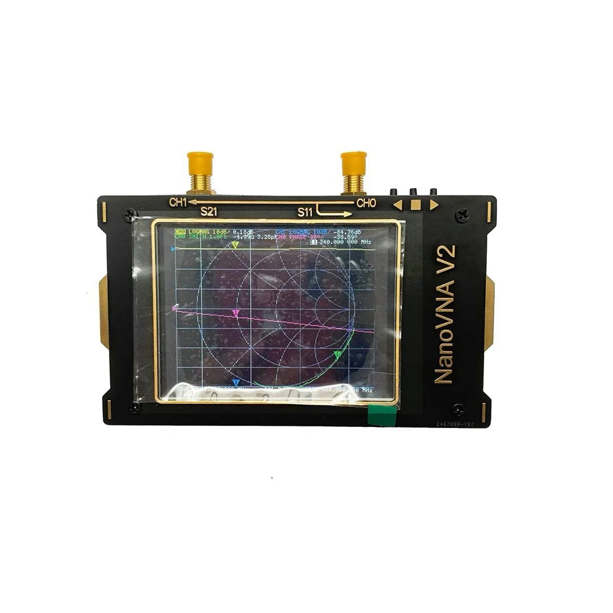 Векторный сетевой анализатор NanoVNA V2 антенный измерительный двойной фильтр