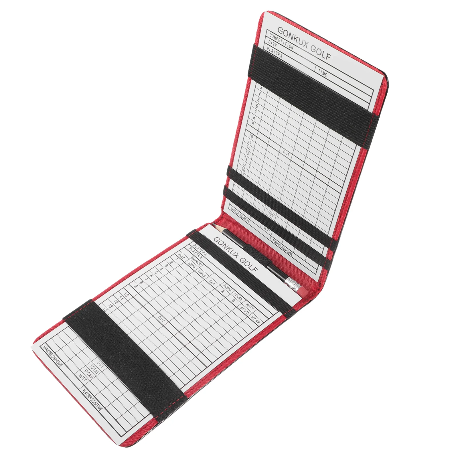 Points Record Book Golfing Score Notebook Scorebook Outdoor Keeping Supply Golfs Supplies Fashionable Pu Recording Scoring