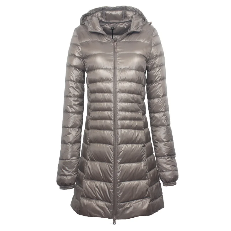 Long Down Jacket Winter Coat for Women 2022 Ladies Warm Down Coat  Women Winterjas Women's Overcoats  White Duck Down Jackets