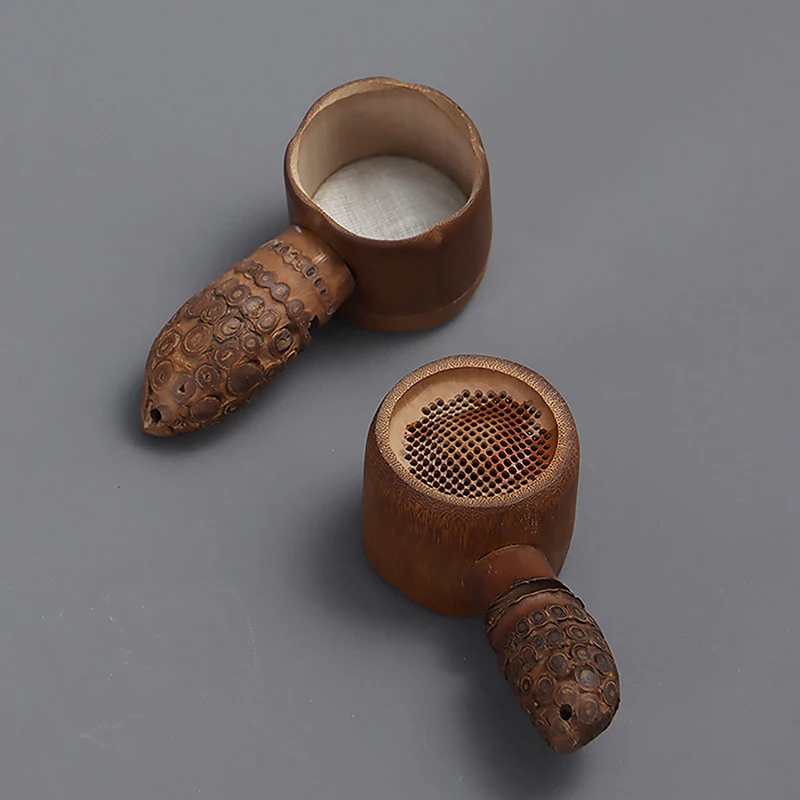 Натуральный Бамбуковый фотофильтр инструмент для заваривания чая сито