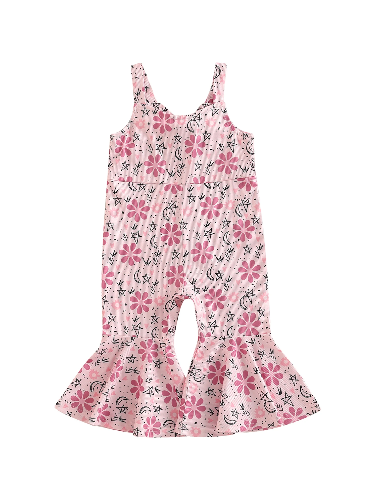 

Детский комбинезон для младенцев и маленьких девочек, комбинезон с расклешенными брюками, брюки, комбинезоны, наряды