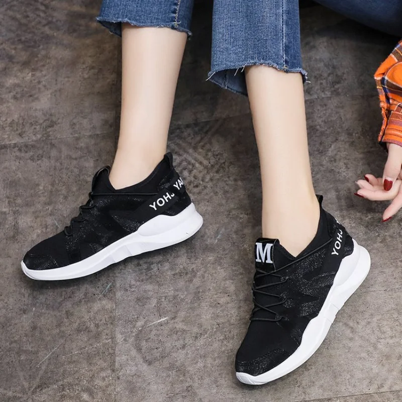 

Spring Summer New Fashion Sneakers Women's Flats Shoes Casual Sports Shoes for Women White Shoes Zapatillas Mujer Deportiva