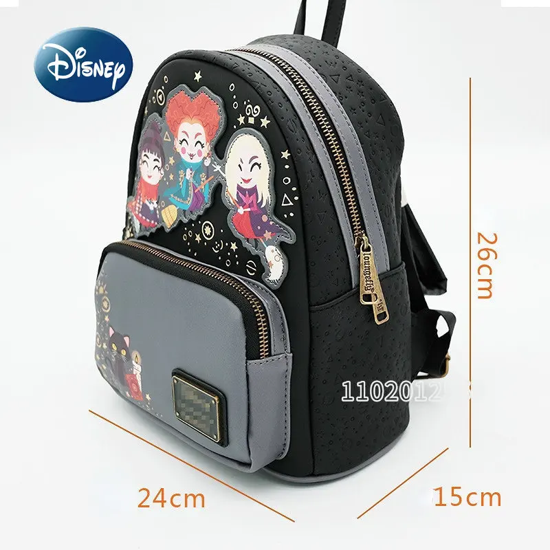 Disney Original New Women's Backpack Luxury Brand Mini Backpack 3D Style High Quality Cartoon Fashion Children's Schoolbag