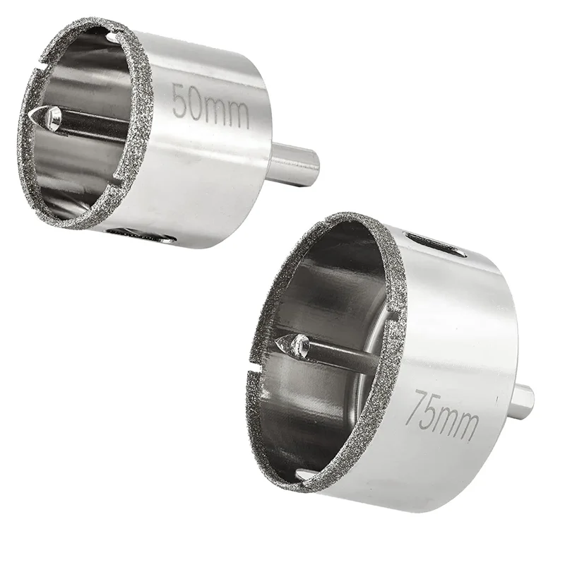 Алмазная пила для сверления отверстий диаметром 3 дюйма + 2 с направляющим долотом