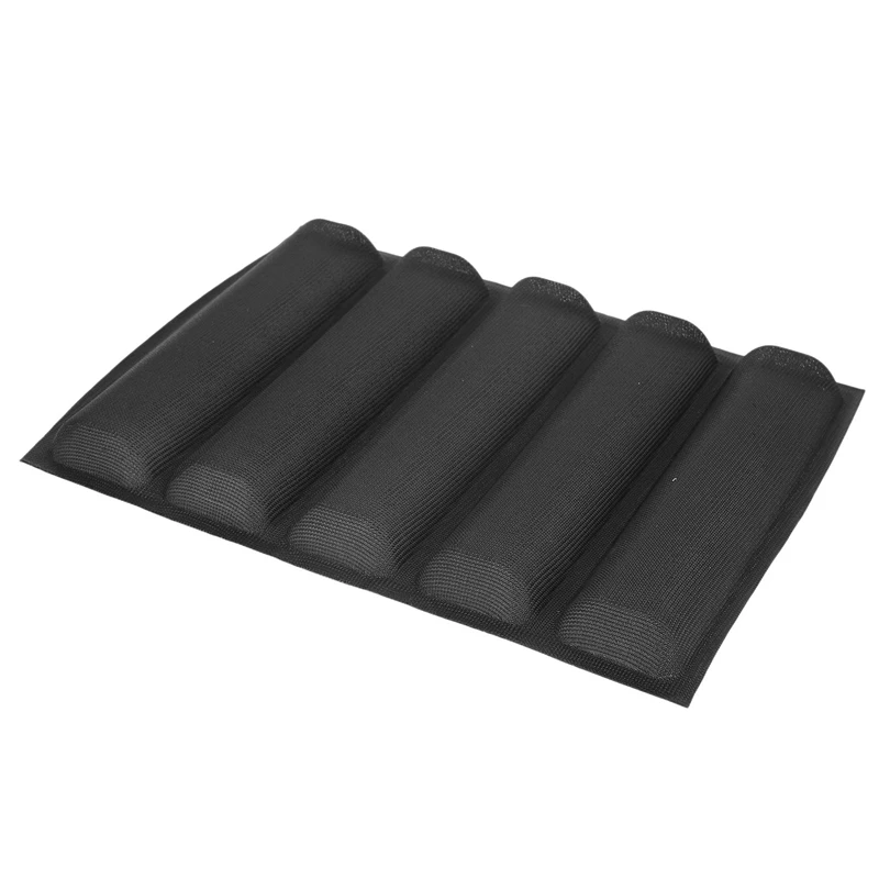 

6X Silicone 5 Indents Reusable Silform/Bread Mould Baking Form Food Grade
