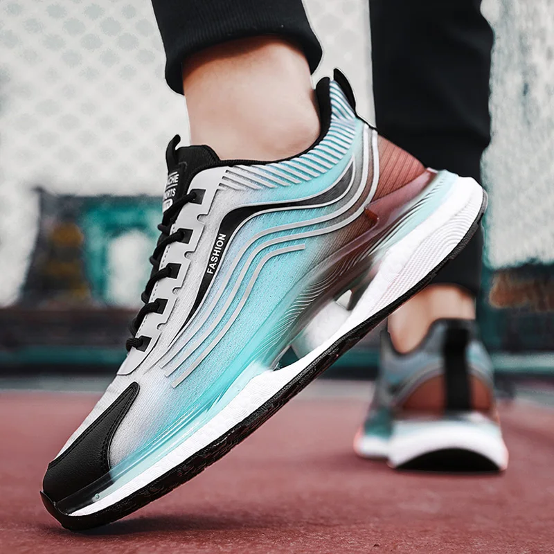 NEW 39-44# Anti-Slip Breathable Men's Casual Sneakers Adult Teenagers Outdoor Running Shoes Walking Shoes School Sports Shoes