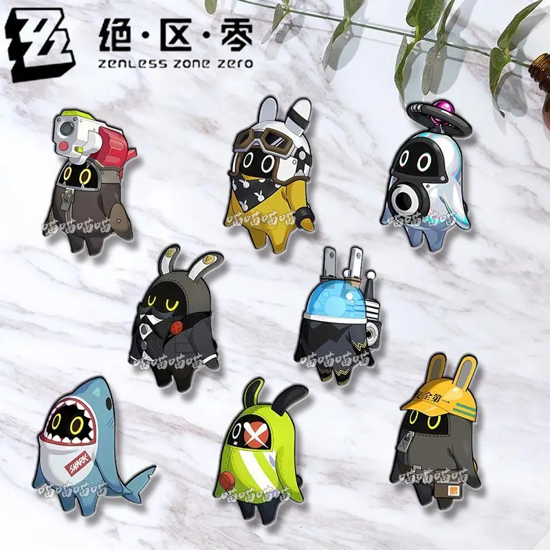 Аниме Zenless Zone Zero Eous значок косплей реквизит булавка брошь блестящие крутые