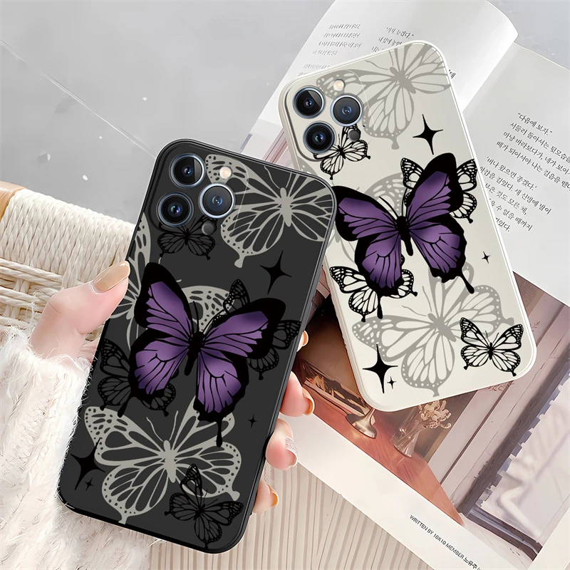 Винтажный чехол для телефона с принтом бабочки OPPO A78 A76 A74 A60 A57 A54 A53 A38 A31 A17 A16K A15 A9