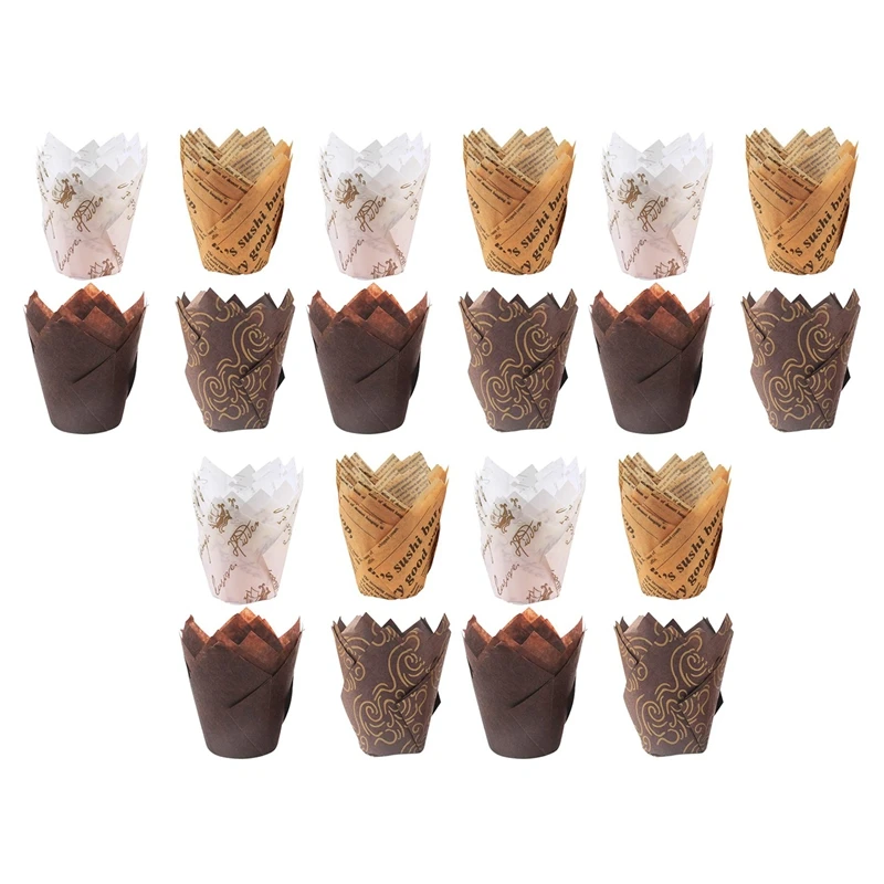 

Cupcake Molds,1000 Pieces Tulip Baking Cups Muffin Cups Cupcake Liners Muffin Cases For Birthday Shower Party