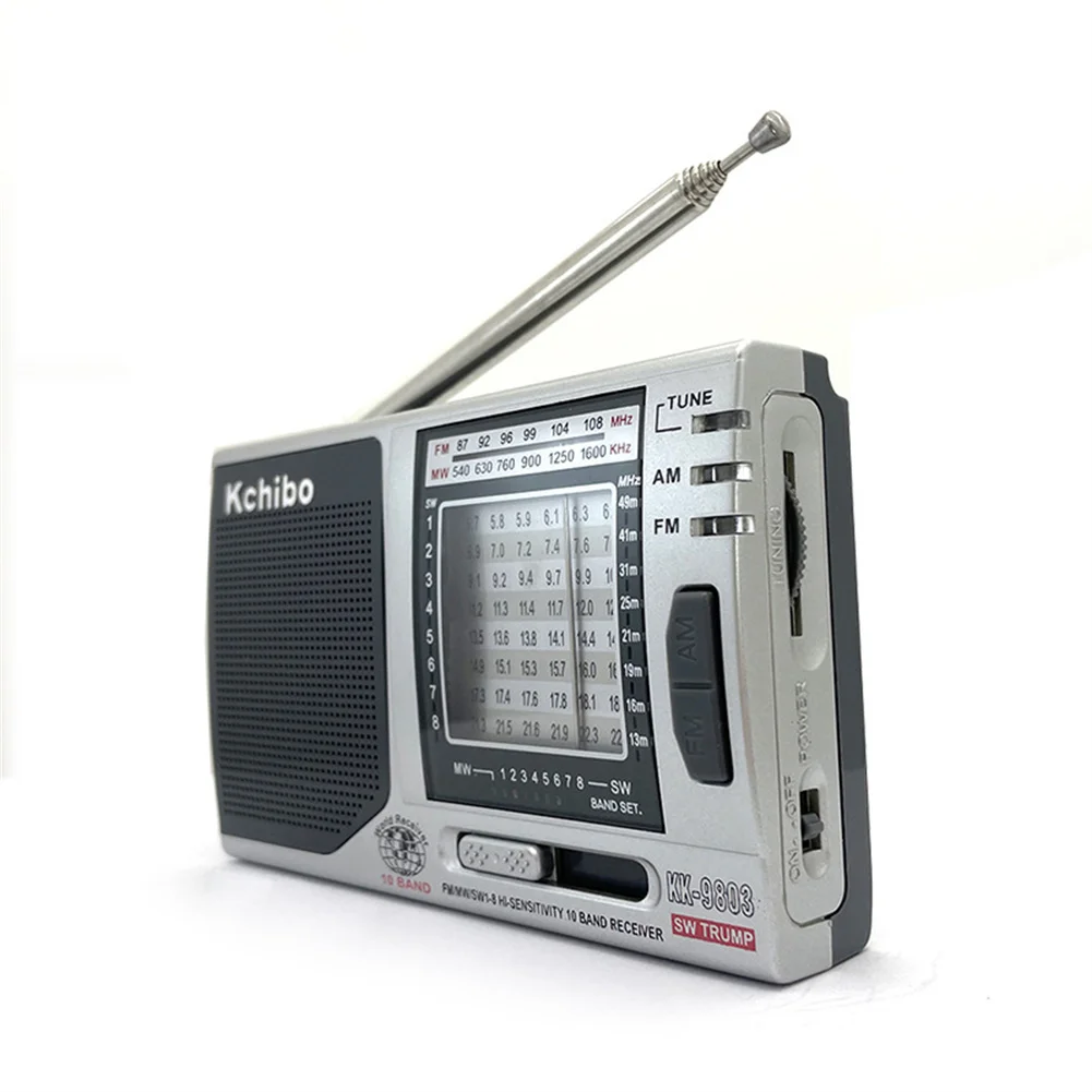 Радиоприемник со складной подставкой FM/MW/Φ карманное радио 3 5 мм разъем полный