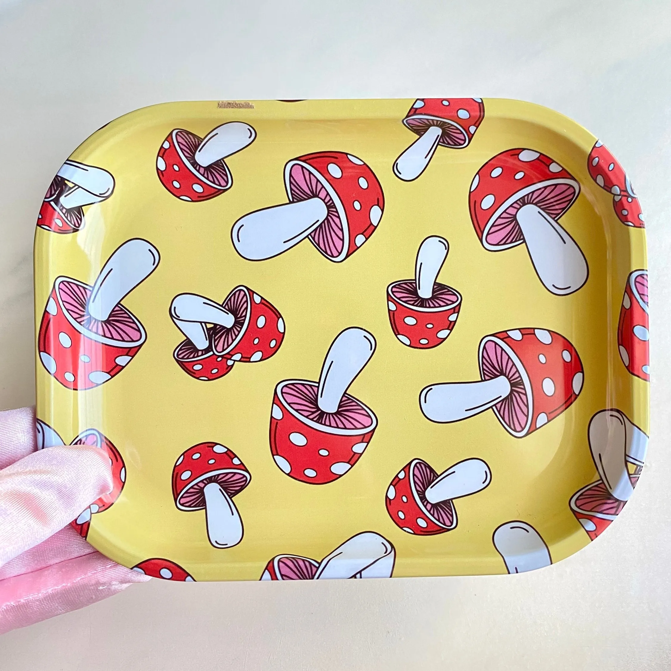 Металлический поднос для курения 7X5 5 дюйма