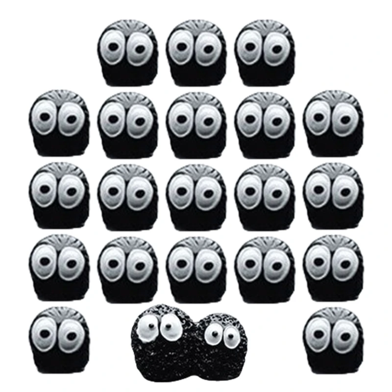 2025 Новый Черный Уголь Украшение Автомобиля Симпатичные Спрайты Сажи Орнамент